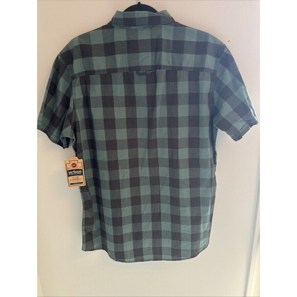 NWT Urban Pipeline Plaid Button Up Short Sleeve Casual Shirt L Men’s - Picture 8 of 9